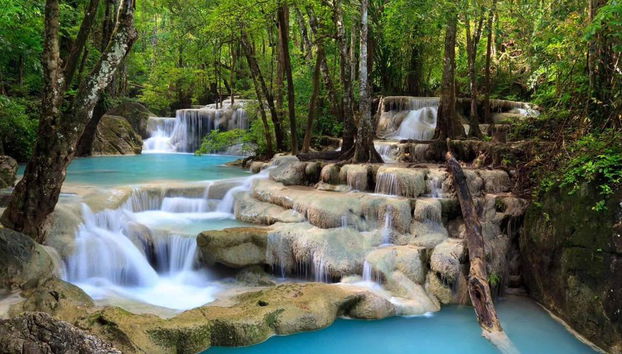 Excursion d'une journée complète - Pont de la voie ferrée de la mort et cascade d'Erawan - Photo 2