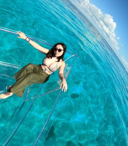 Foto de Paseo en barco transparente por Isla Mujeres