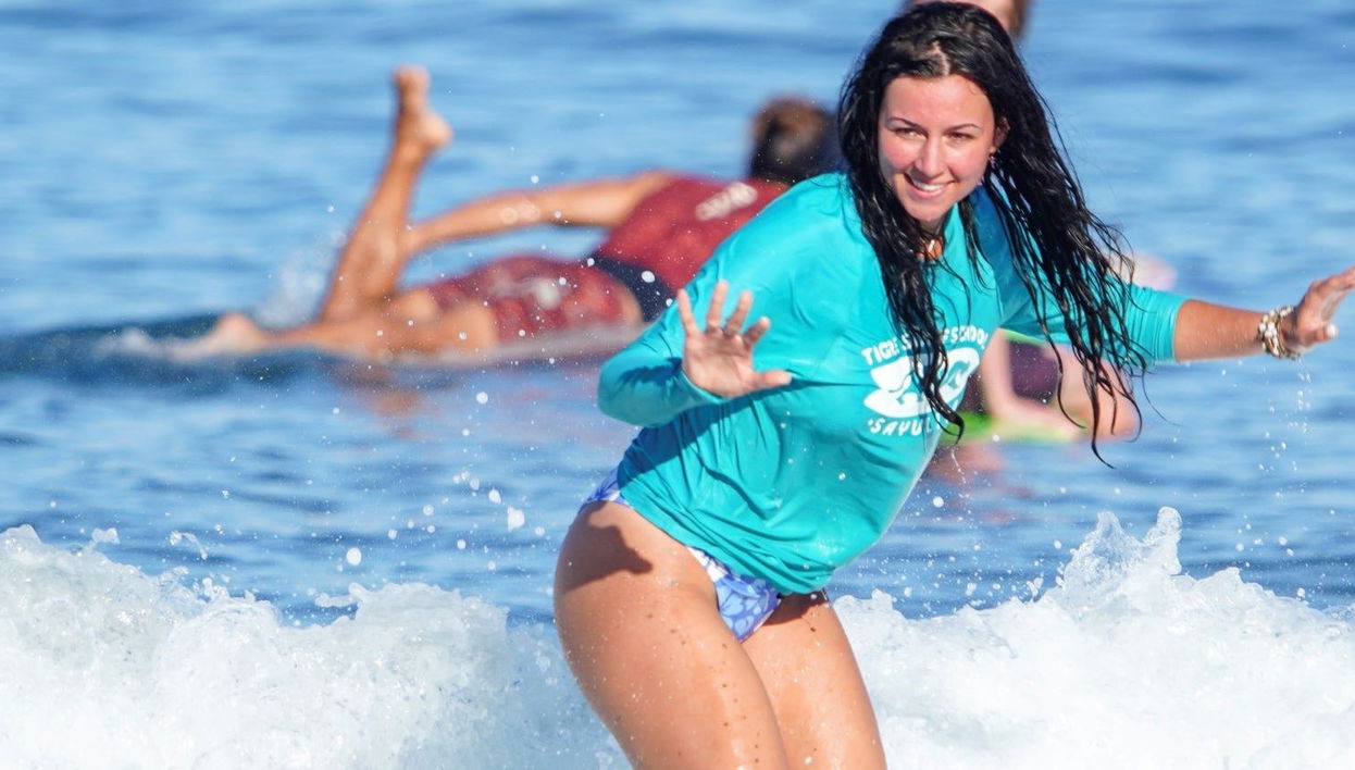 Curso de surfe em Sayulita