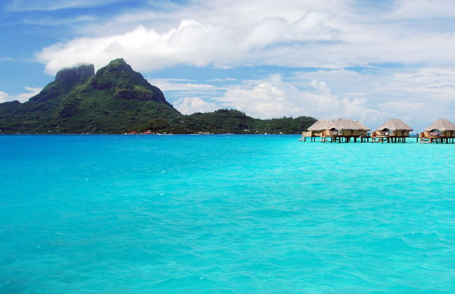 Croisière à Bora Bora en pirogue polynésienne - Photo 1