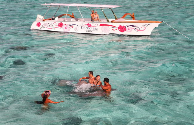 Croisière à Bora Bora en pirogue polynésienne - Photo 2
