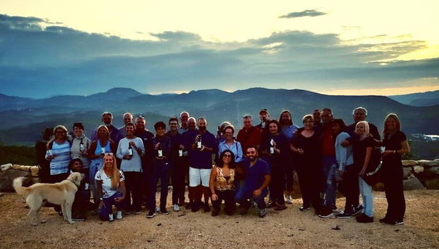 Foto di gruppo dopo la visita guidata