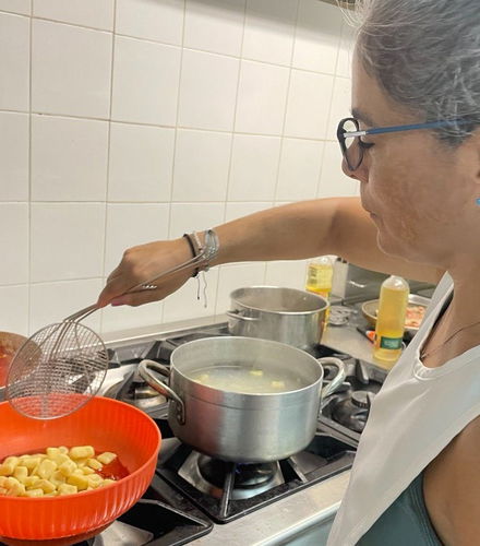 Foto de Clase de cocina italiana con comida