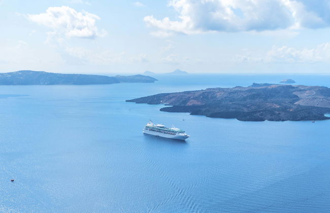 Glass-Bottom Boat Tour of Santorini Caldera - Photo 14