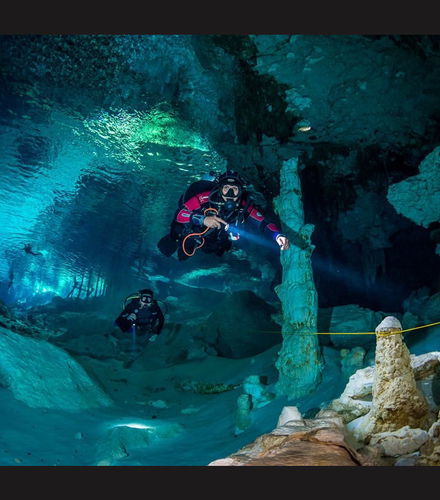 Foto de Buceo en el cenote Dos Ojos
