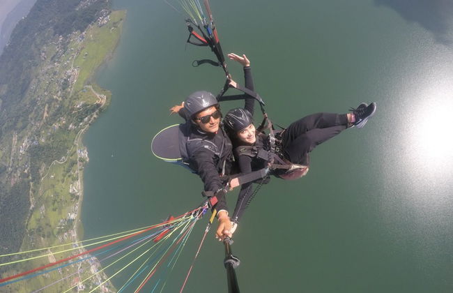 Vuelo en parapente por Pokhara - Foto 2