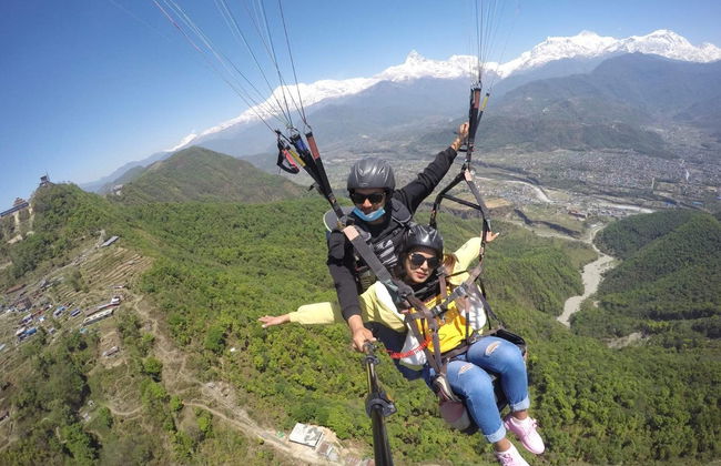 Vuelo en parapente por Pokhara - Foto 3