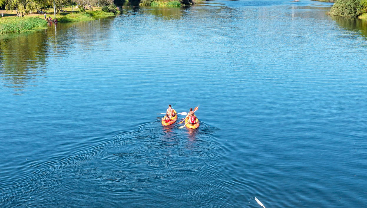 Balade en kayak sur la Limia