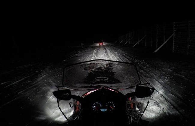 Northern Lights Snowmobile Tour - Photo 4