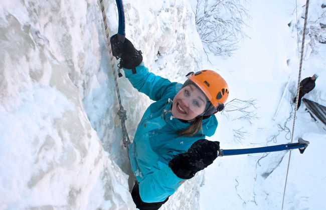 Curso de escalada no gelo no Parque Nacional Pyhä-Luosto - Foto 2
