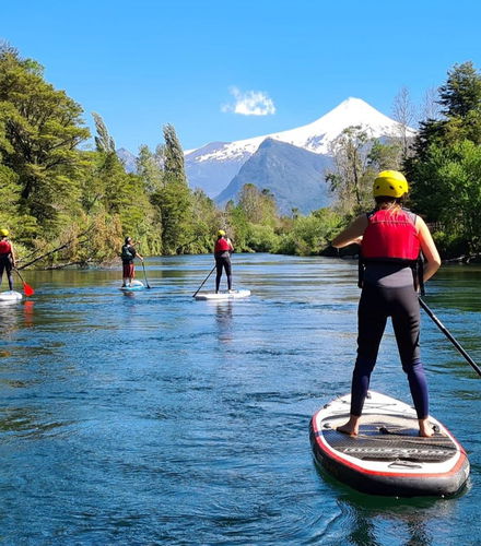 Foto de Paddle surf en el lago Caburgua