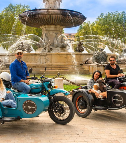 Foto - Tour privato di Aix-en-Provence in sidecar