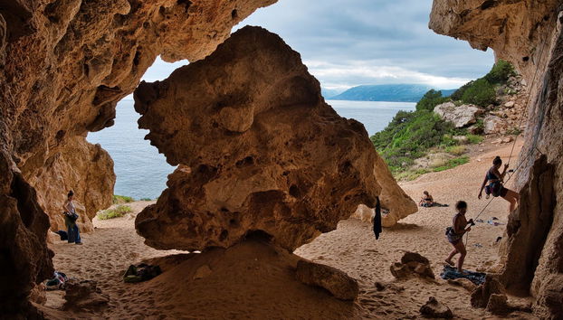 Discesa in corda nel canyon di Codula Fuili - Foto 4