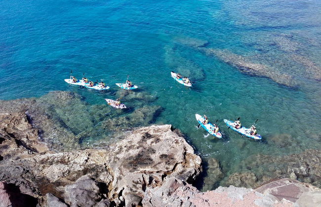 Kayak y snorkel en la playa de Papagayo desde Playa Blanca - Foto 6