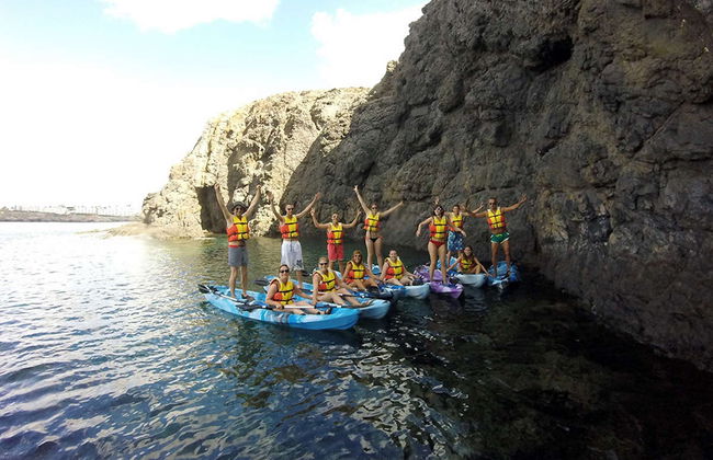 Kayak y snorkel en la playa de Papagayo desde Playa Blanca - Foto 5