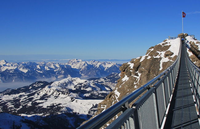 Billet pour le Glacier 3000 avec accès au téléphérique, télésiège et belvédère - Photo 7