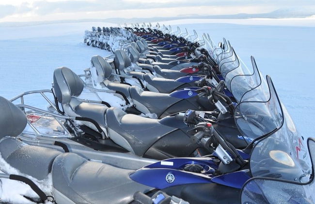 Langjökull Glacier Snowmobile Tour - Photo 6