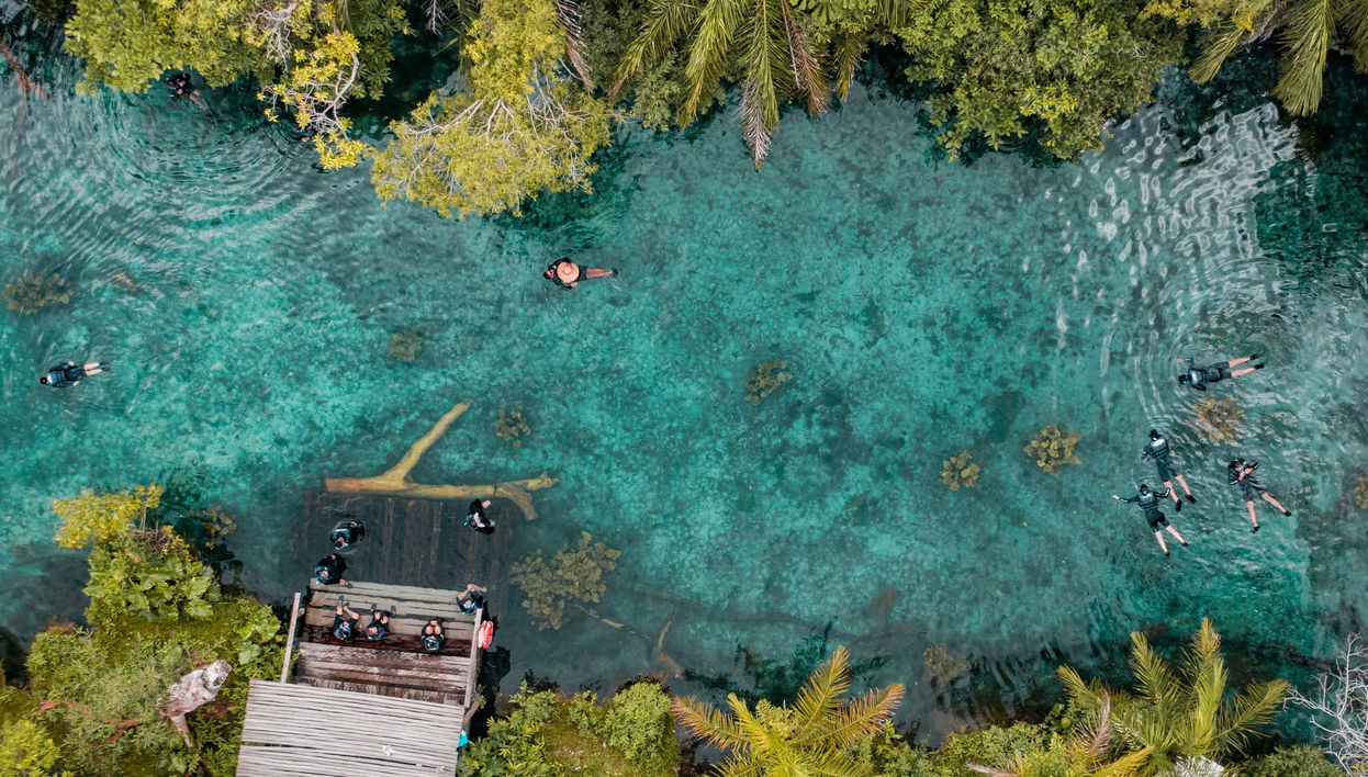 Snorkelling in the Bonito River