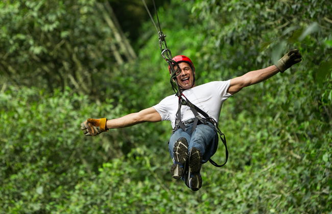 Zip line nel parco nazionale di Villarrica - Foto 3
