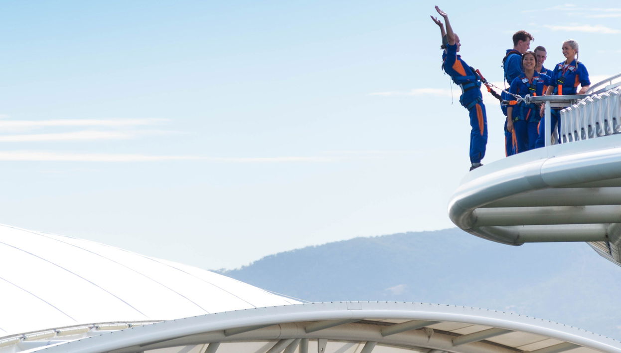 Ascension du RoofClimb Adelaide Oval