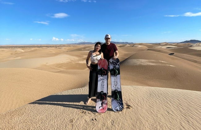 Experiencia privada de sandboarding en las dunas de Cuervitos - Foto 4