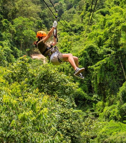 Foto - Tirolesa em Chiang Mai