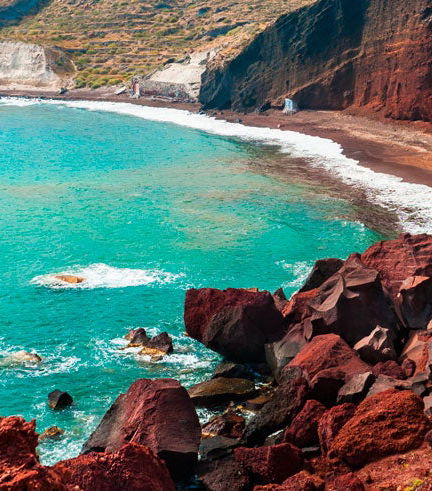Foto - Excursão a Akrotíri, praia Vermelha e Oia
