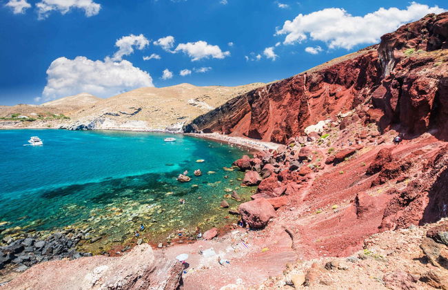 Excursion à Akrotiri, Plage Rouge et Oia - Photo 4