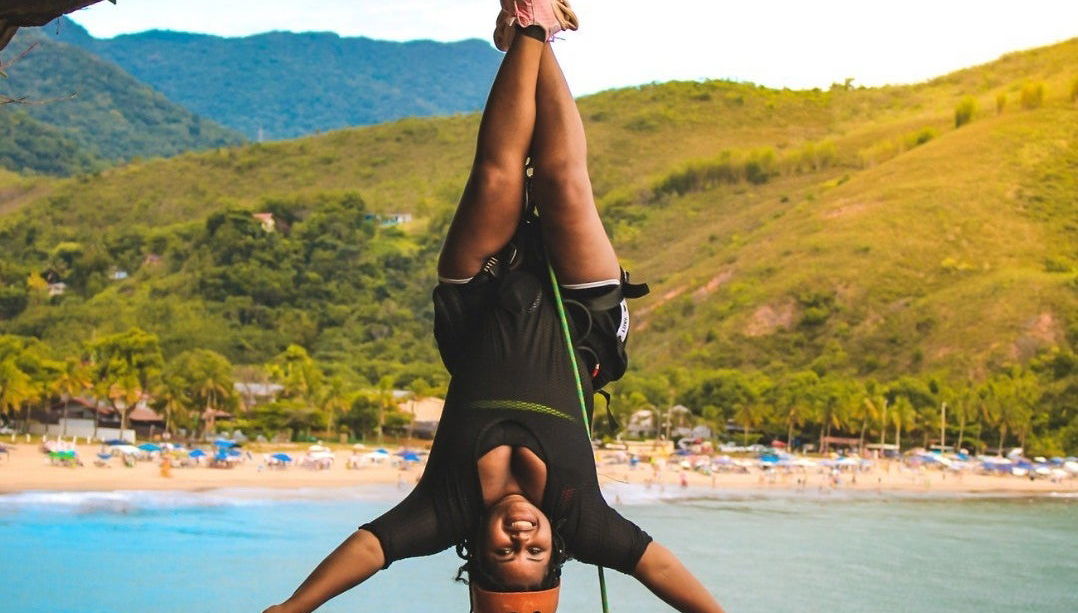 Rápel en la playa de Paúba - Foto 1