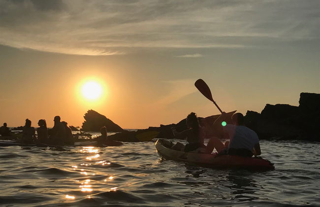 Balade en kayak au coucher du soleil à Hondarribia - Photo 2