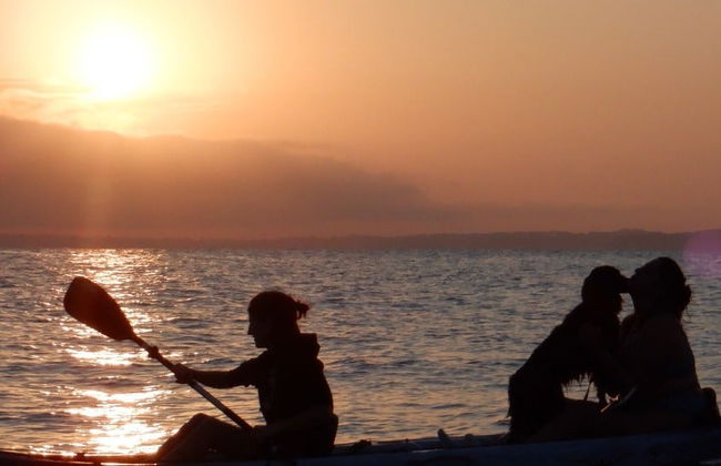 Balade en kayak au coucher du soleil à Hondarribia - Photo 5
