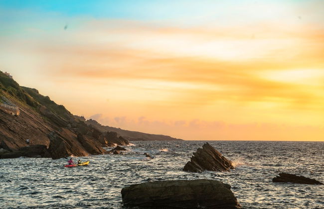 Balade en kayak au coucher du soleil à Hondarribia - Photo 4
