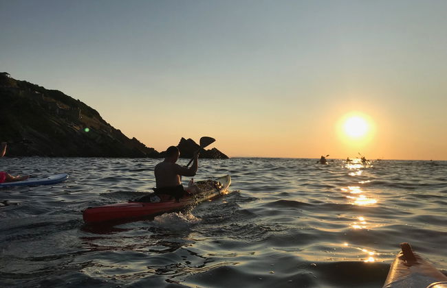 Balade en kayak au coucher du soleil à Hondarribia - Photo 3