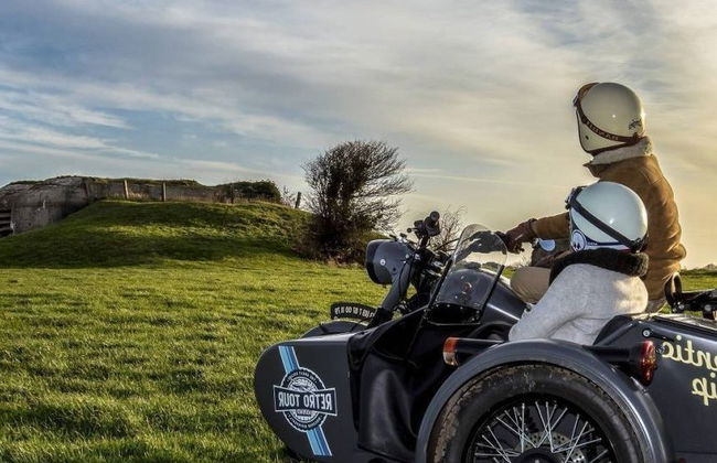 Tour privado del Desembarco de Normandía en moto con sidecar - Foto 4