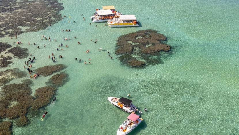 Passeio de lancha pelas piscinas naturais de Maragogi - Foto 3