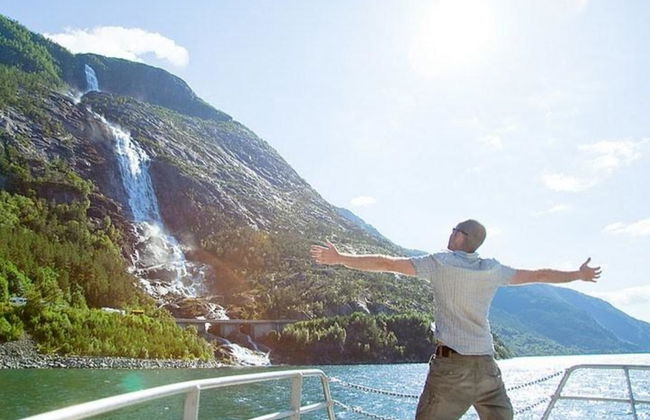 Excursión a la cascada Langfoss para cruceros - Foto 4