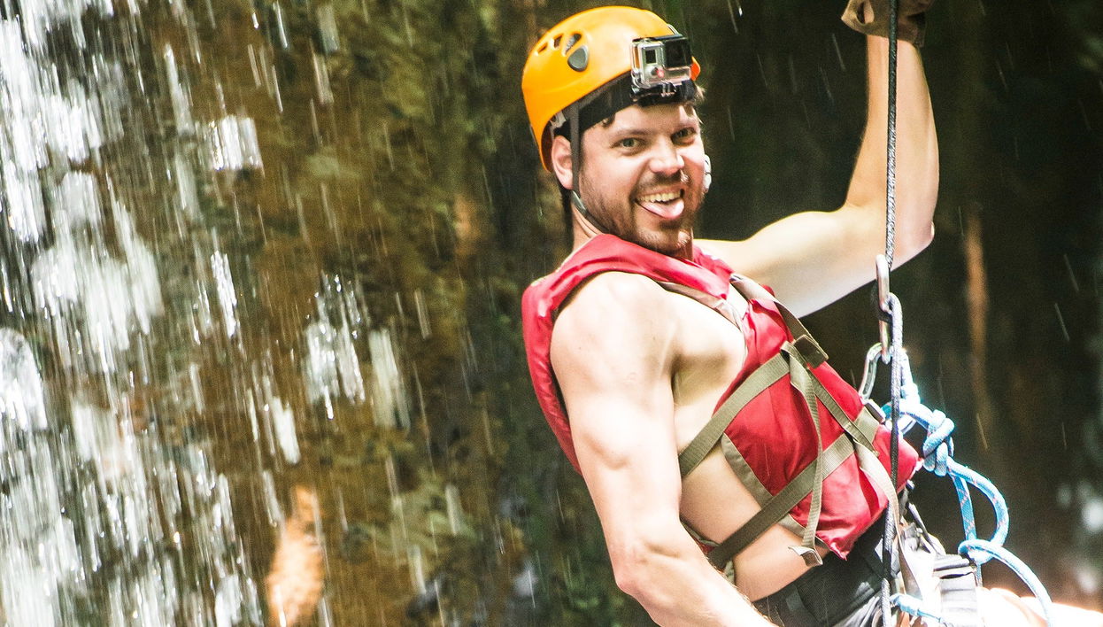 Canyoning no Rincón de la Vieja