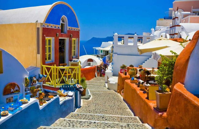 Excursión de día completo con visita a Akrotiri, almuerzo y cata de vinos - Foto 1