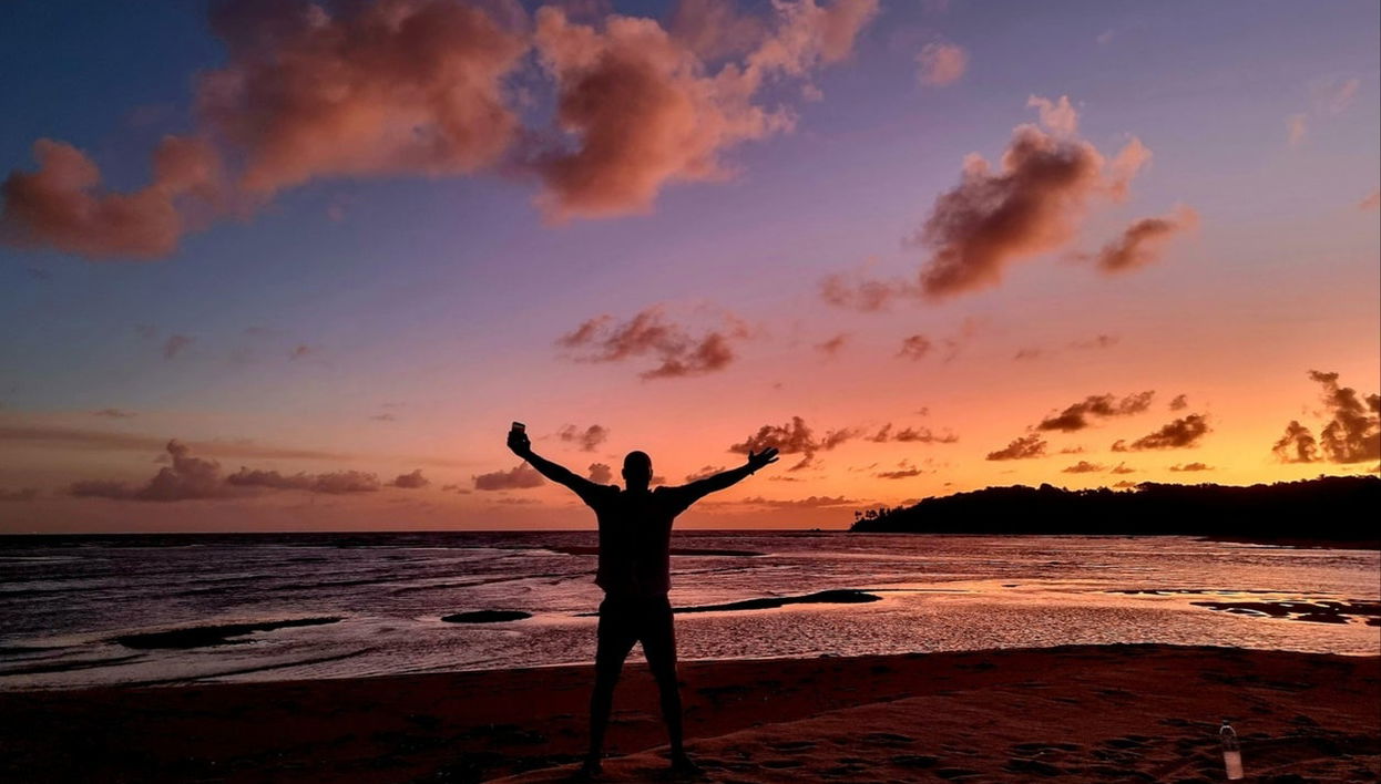 Lever de soleil sur la plage de Cueira - Photo 1