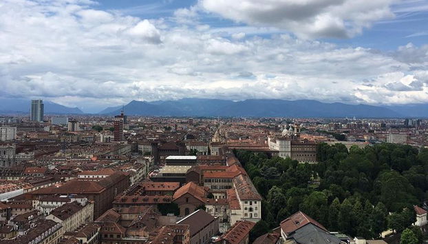 Vista desde la cima de la Mole Antonelliana