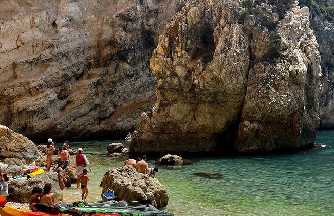 Kayak Javea guidé Cala Granadella, grotte de Llop Marí, cala en caló - Photo 5