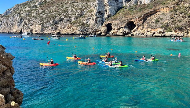 Kayak Javea guidé Cala Granadella, grotte de Llop Marí, cala en caló - Photo 2