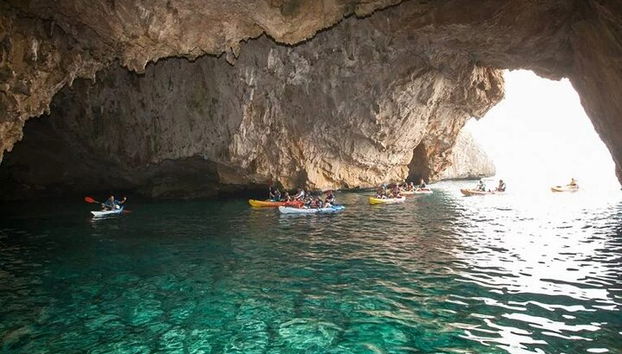Kayak Javea guidé Cala Granadella, grotte de Llop Marí, cala en caló - Photo 3