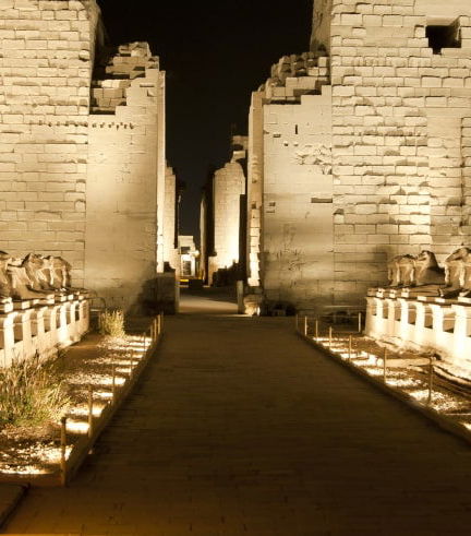Foto de Espectáculo de luz y sonido en el Templo de Karnak