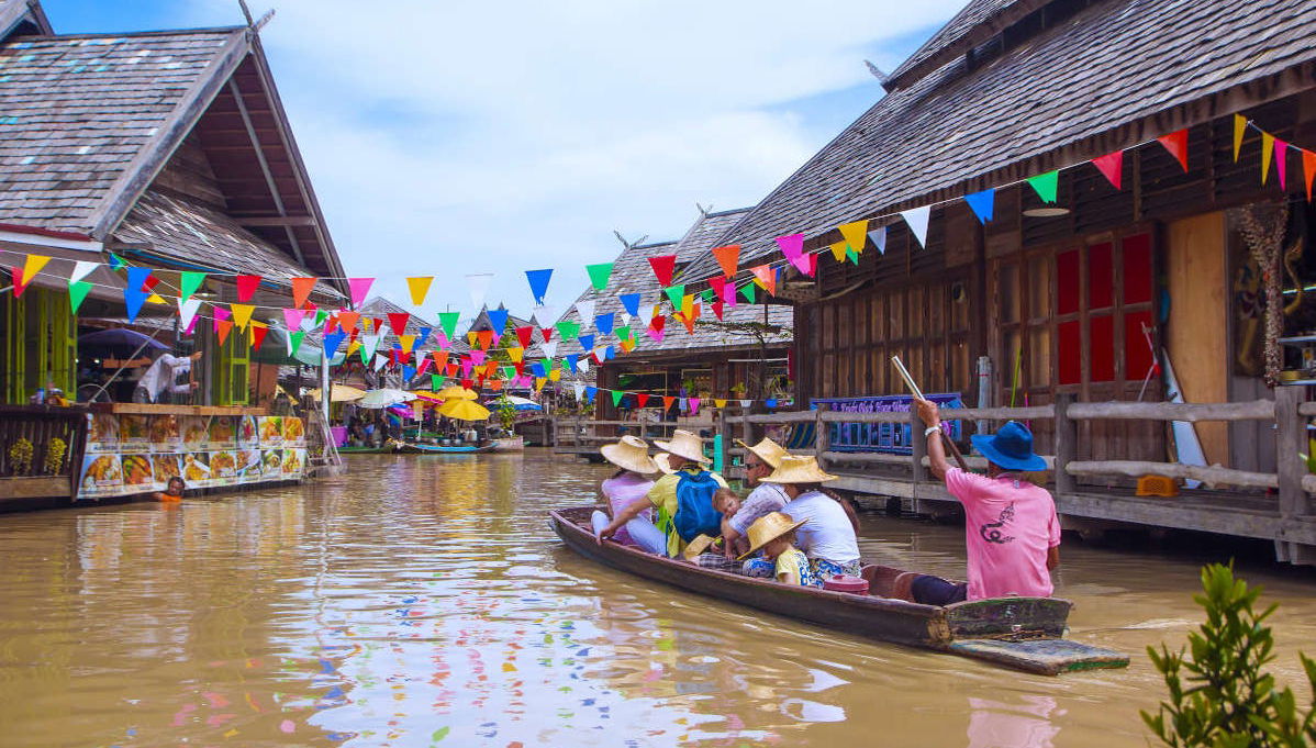 Pattaya Floating Market Boat Ride - Foto 1