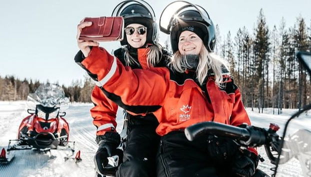 Balade en motoneige dans Luosto - Photo 2