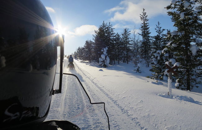 Passeio de moto de neve por Kiruna - Foto 6
