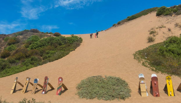 Sandboarding auf den Dünen von Concón - Foto 3