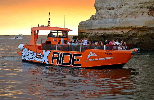 Giro in barca nelle grotte dell'Algarve al tramonto - Foto 4