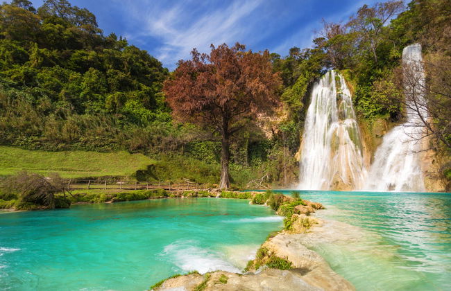 Salto de cascadas en el río Micos + Minas Viejas - Foto 1